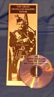 The Great Highland Bagpipe Tutor book & CD by Cherry Anderson