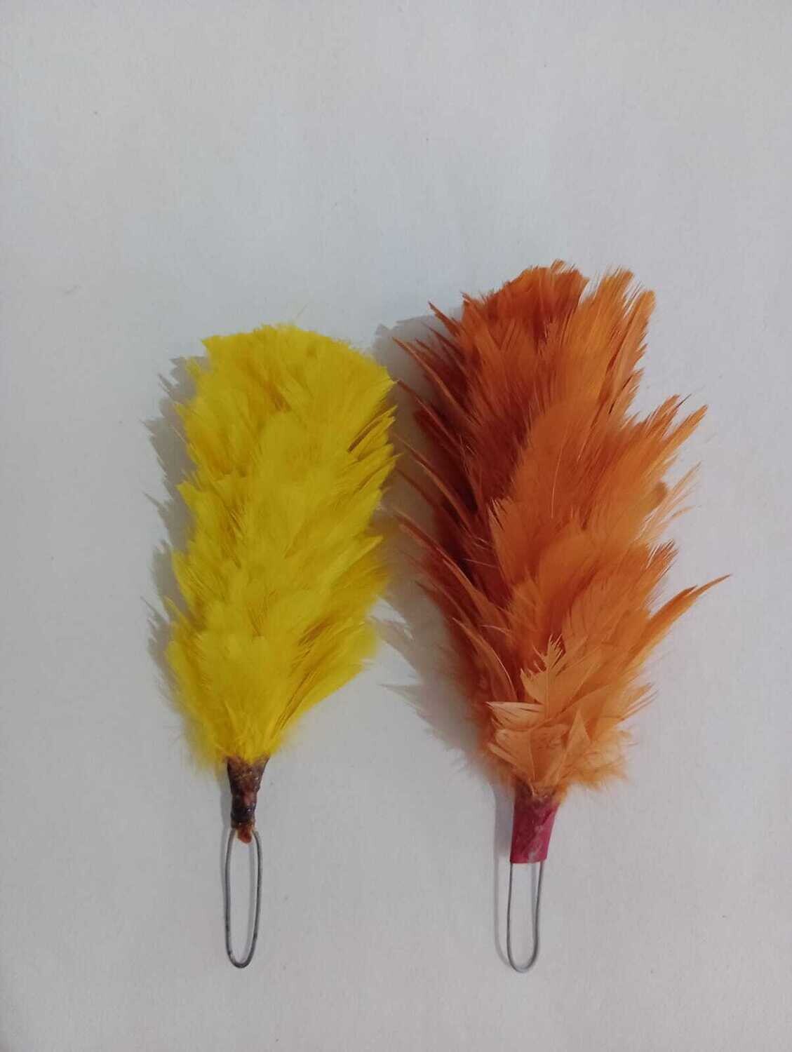 Feather Plume Yellow/Orange