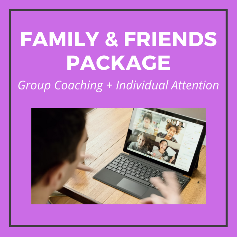 Online Family & Friends Package