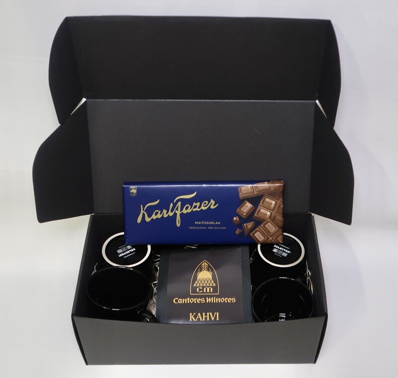 Cantores Minores -lahjapakkaus neljällä CM-mukilla (kts. lisätiedot)