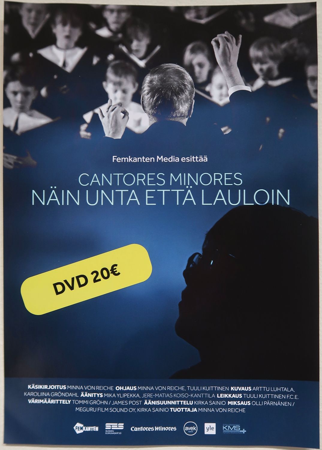 'Cantores Minores - Näin unta että lauloin'-dokumenttielokuva DVD (with English subtitles)
