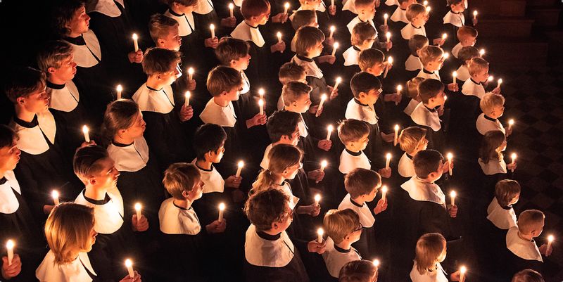 Cantores Minores -joulukorttipakkaus (5 korttia ja kuorta; 210x100 mm)