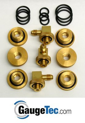 Mid-West Instrument Part No. 110706 90° Swivel Quick Connect Test Cock Adapter Set