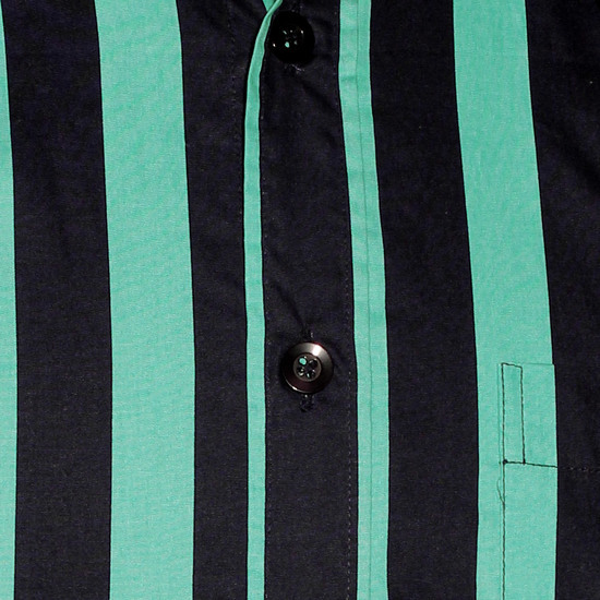 Chenaski Stripe mint navy overhemd