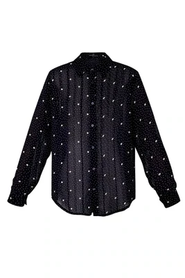 Yehwang Dots blouse in 2 kleuren