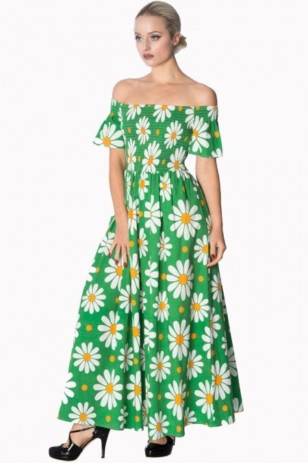 Banned Crazy Daisy maxi jurk Banned Crazy Daisy maxi jurk