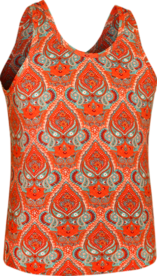 Chenaski Singlet in oranje