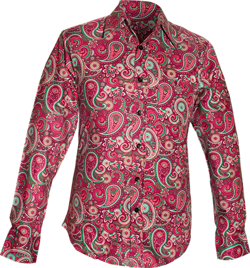Chenaski Paisley wheels overhemd