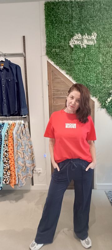 Gimme Comfi broek in blauw