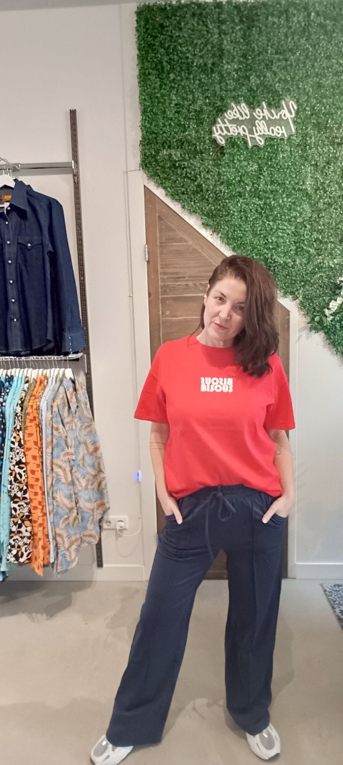 Gimme Comfi broek in blauw