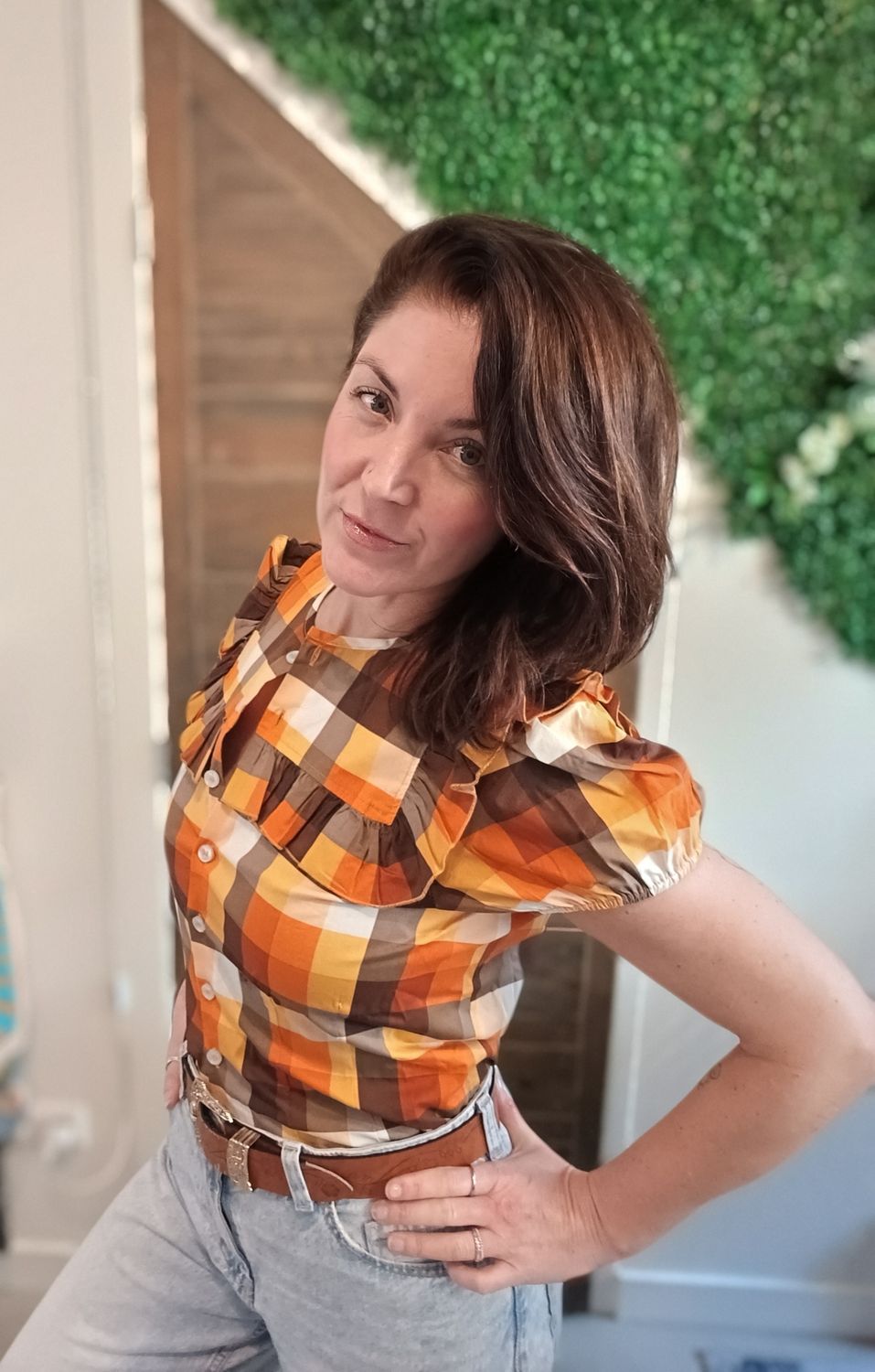 Hell bunny Darlene blouse