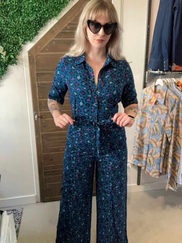 Run and fly Atlantic Leopard jumpsuit