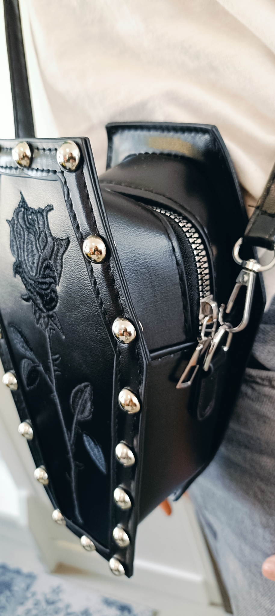 Wendy's Coffin tas in zwart