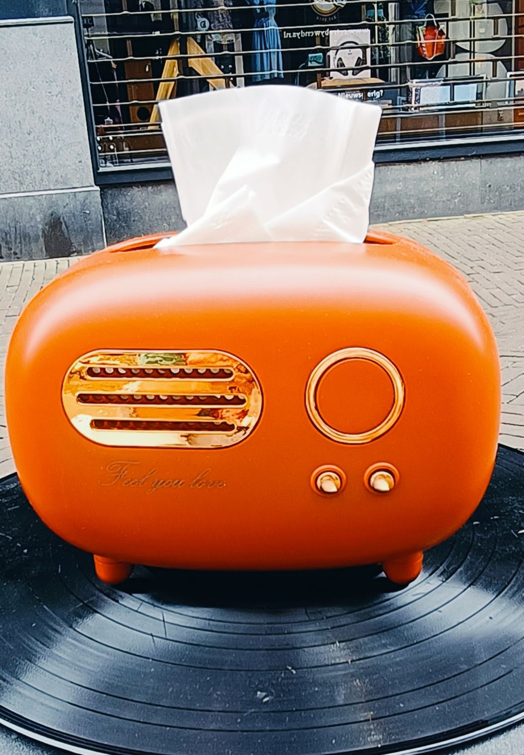 Retro Tissue box in 3 kleuren