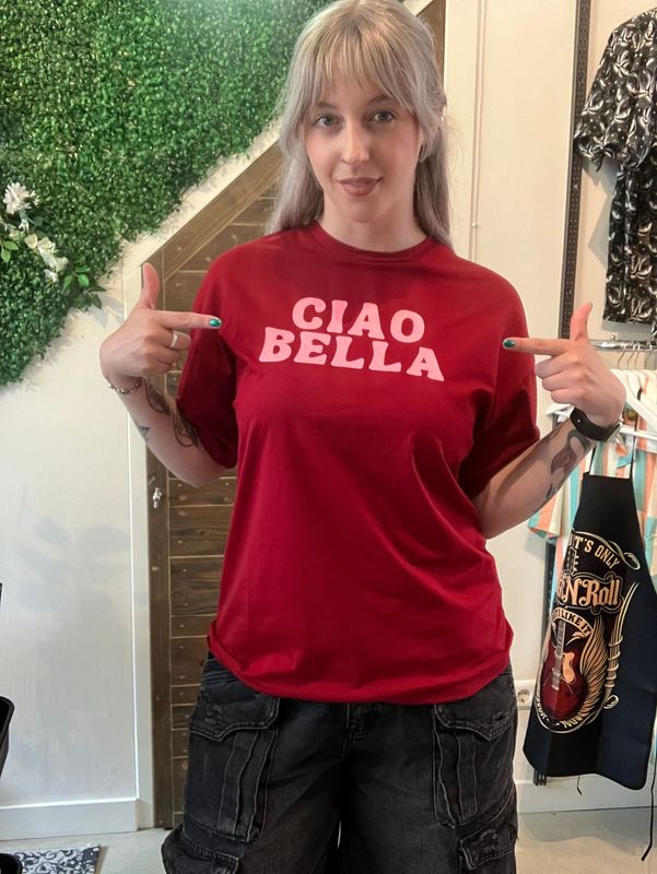 Gimme Ciao Bella T-Shirt Rood