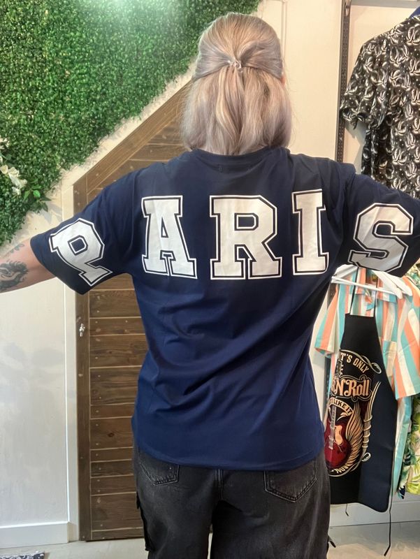Gimme Paris T-Shirt Donkerblauw