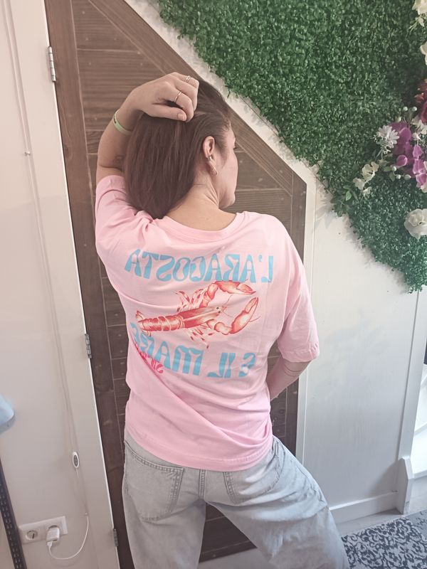 Gimme Sicilia t-shirt in roze