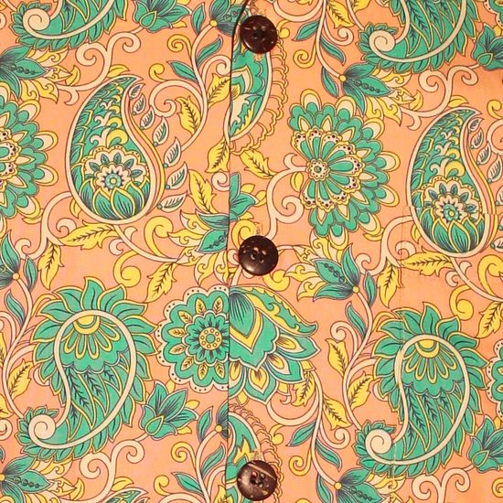 Chenaski Paisley overhemd in lichtroze