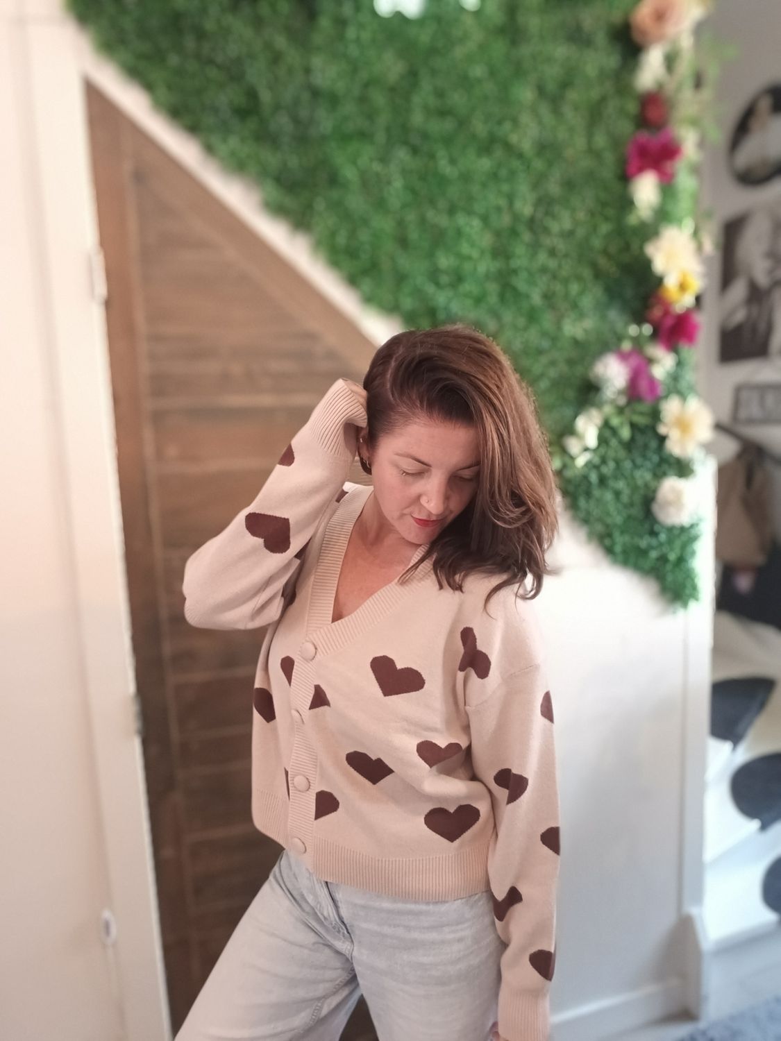 Gimme Heartbraker vest in beige