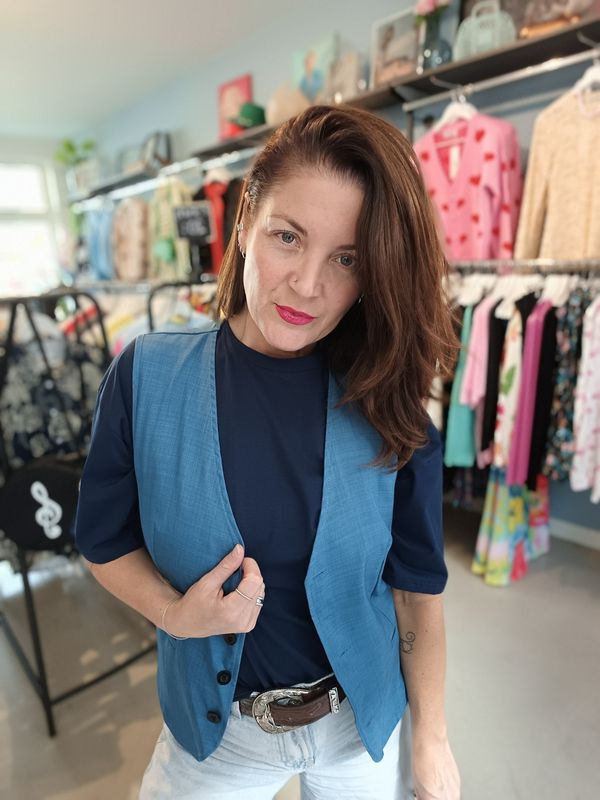 Wendy's Gilet in blauw