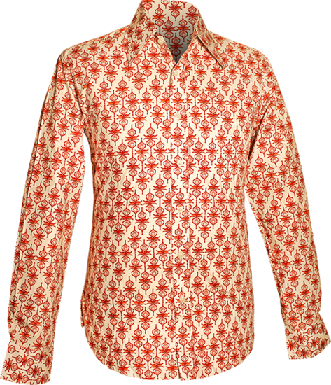 Chenaski Flower Blossom overhemd in rood