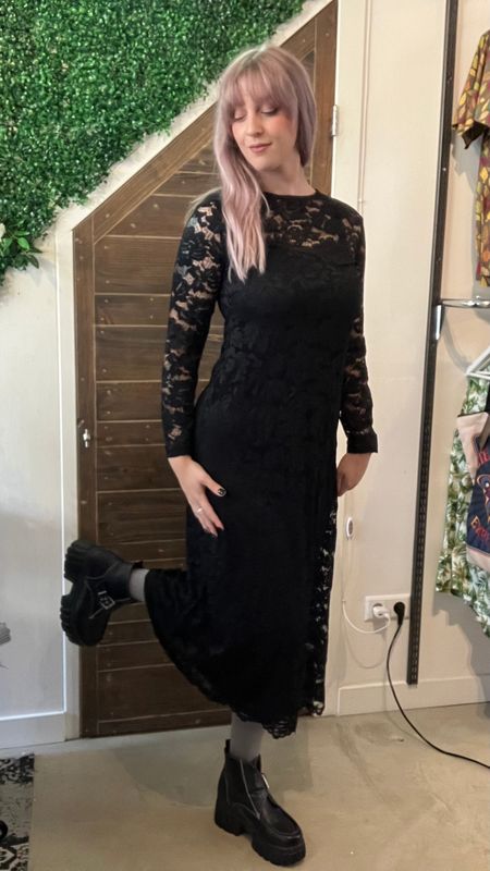 Wendy's Kanten Maxi Jurk Wendy's Kanten Maxi Jurk