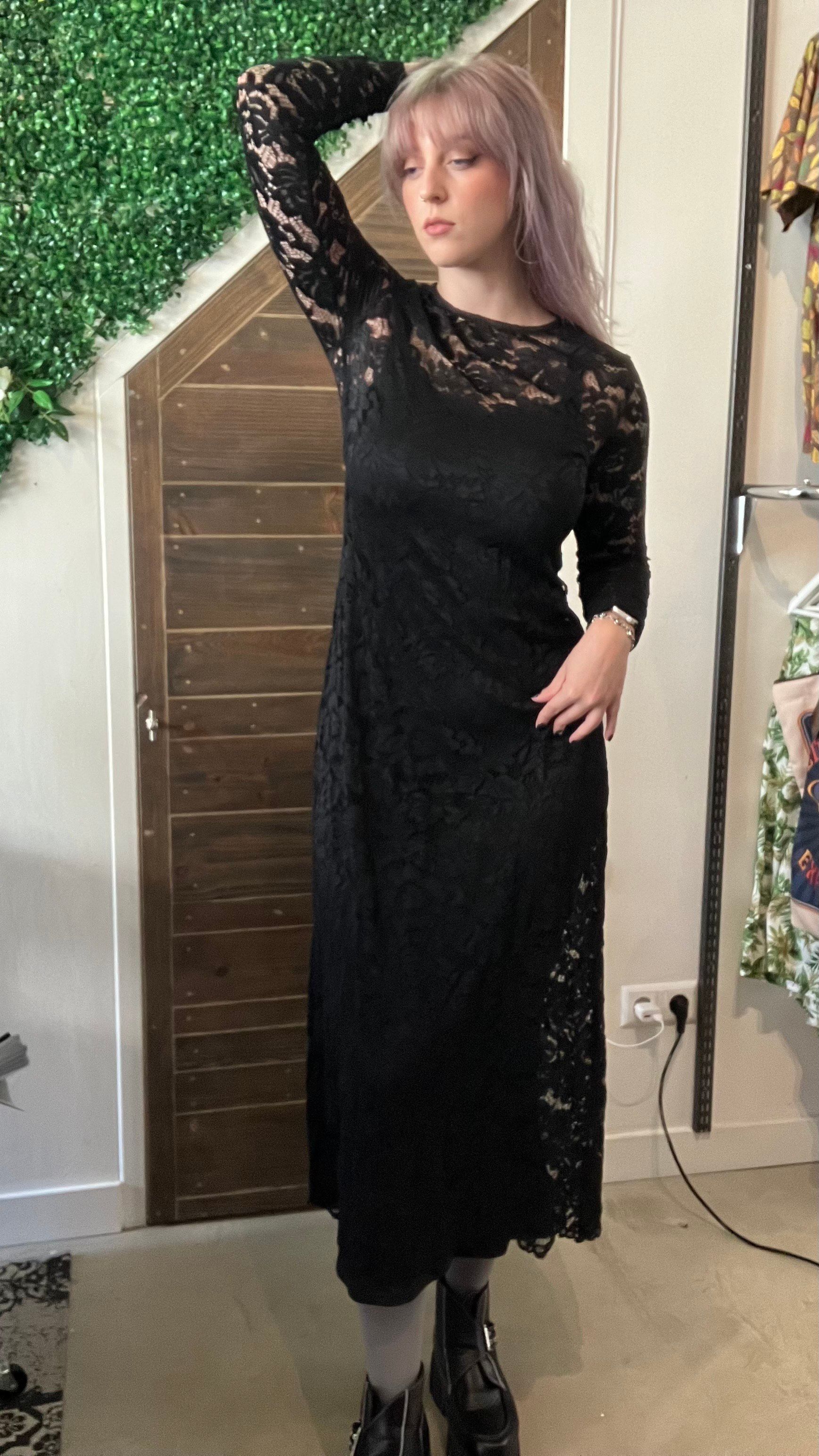 Wendy's Kanten Maxi Jurk