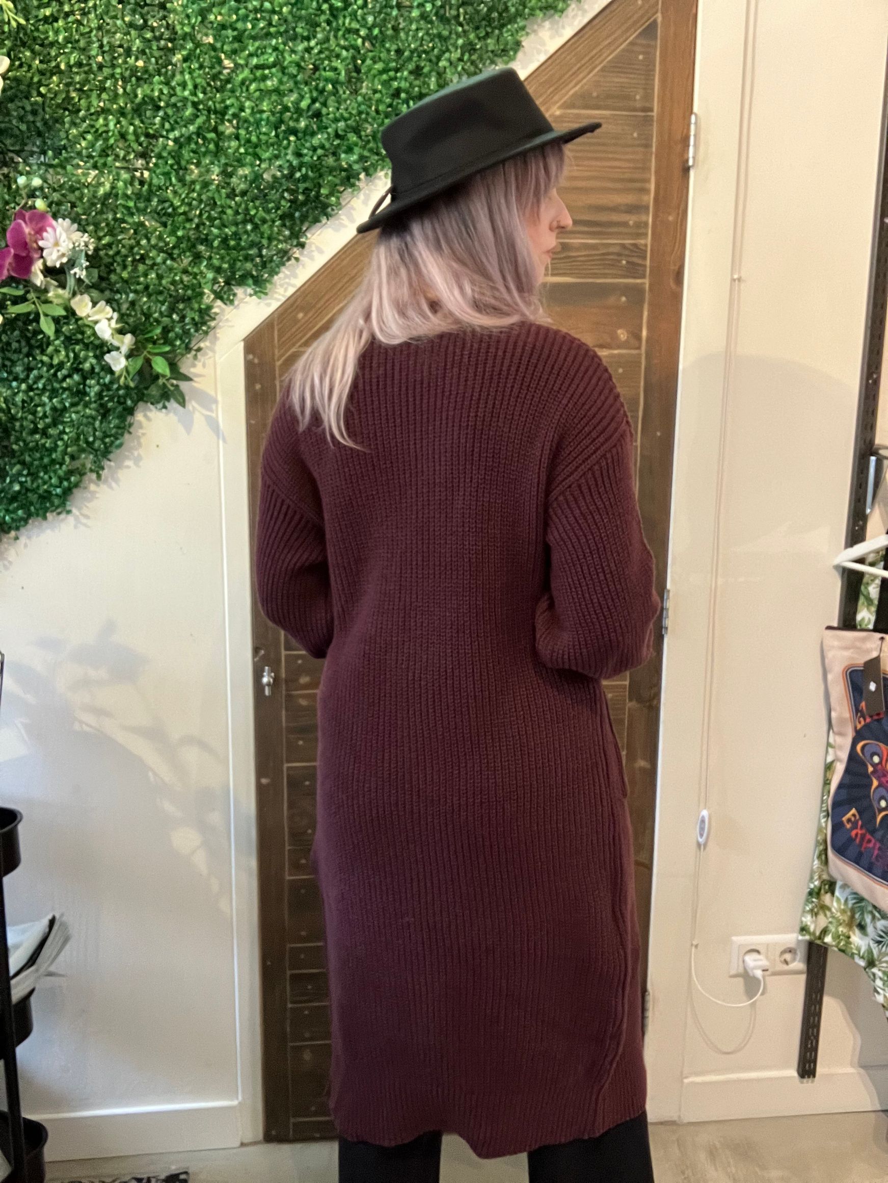 Wendy's Burgundy Vest Lang