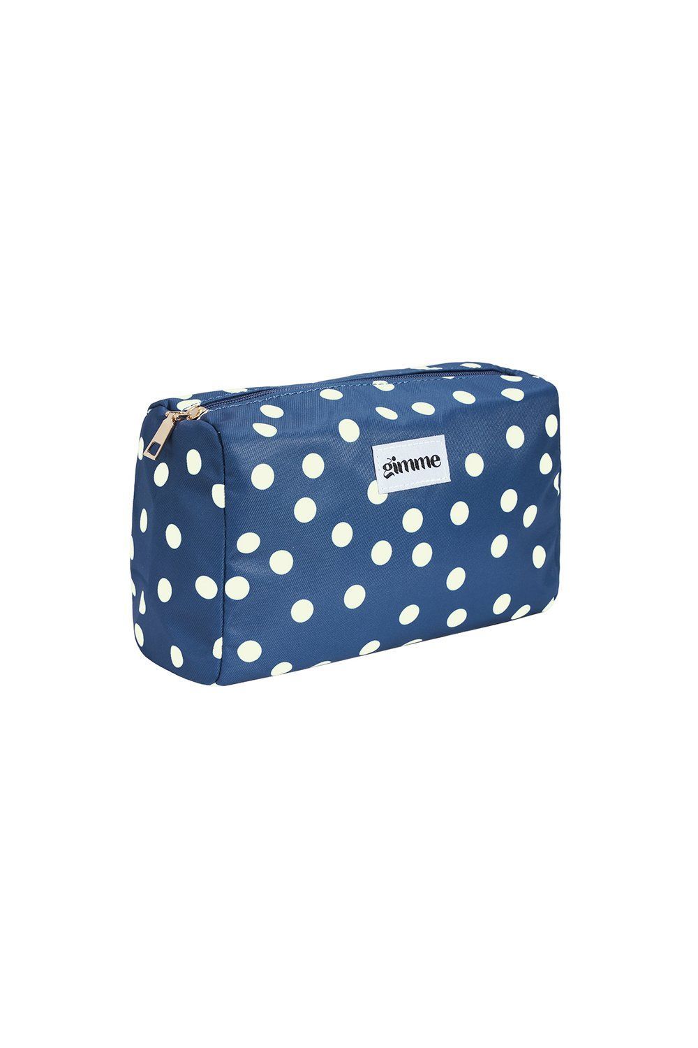 Gimme polka toilettas in blauw