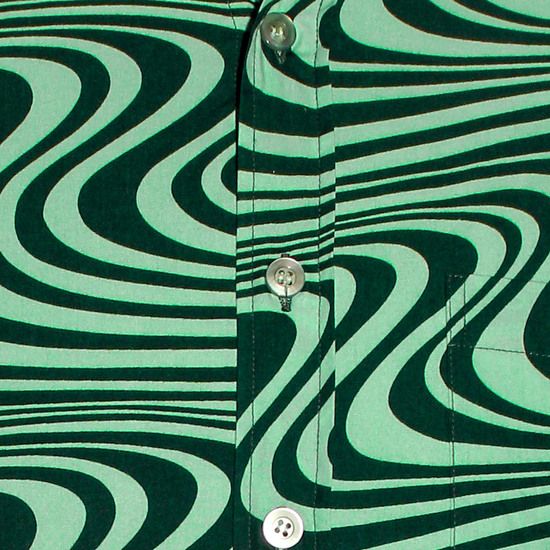 Chenaski Waveline overhemd in groen