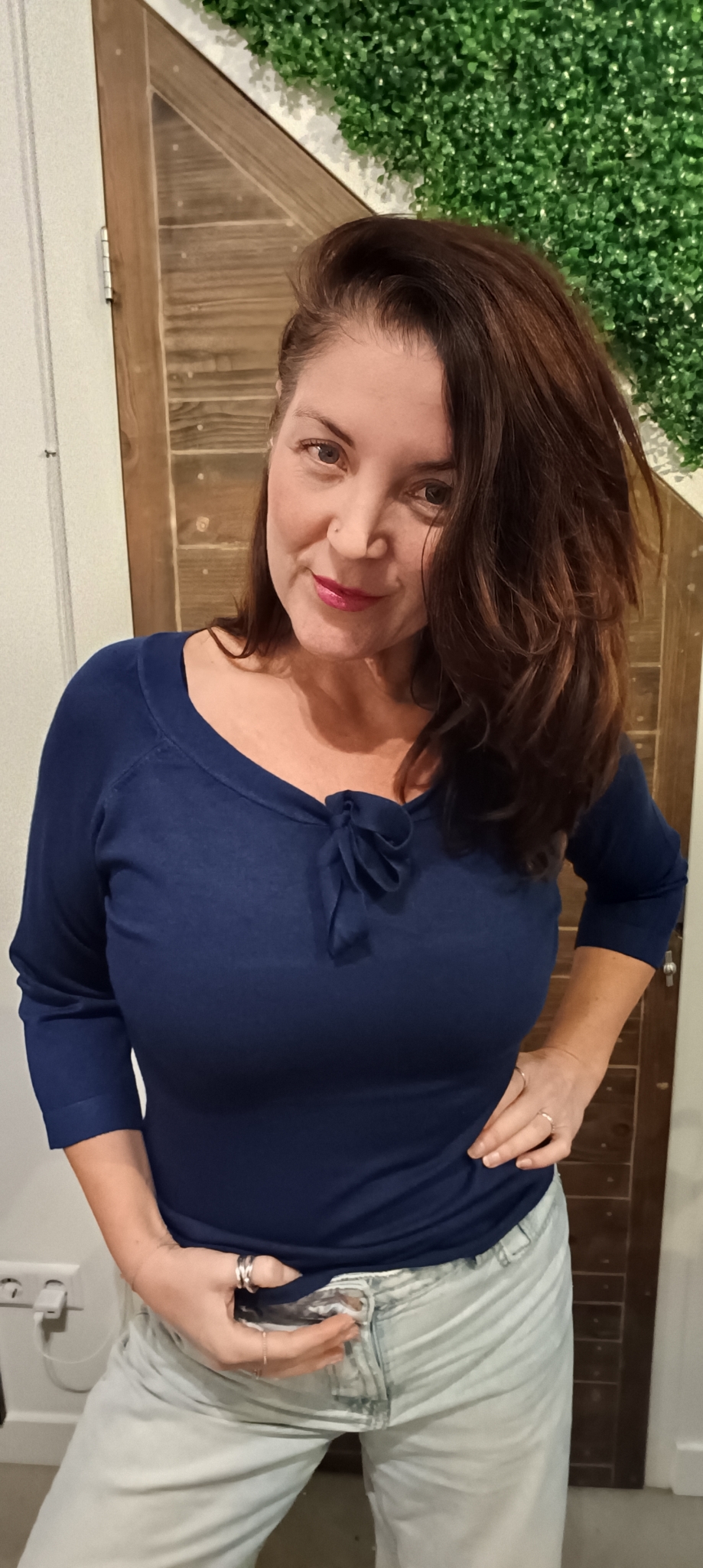 Banned Pretty illusion top in blauw