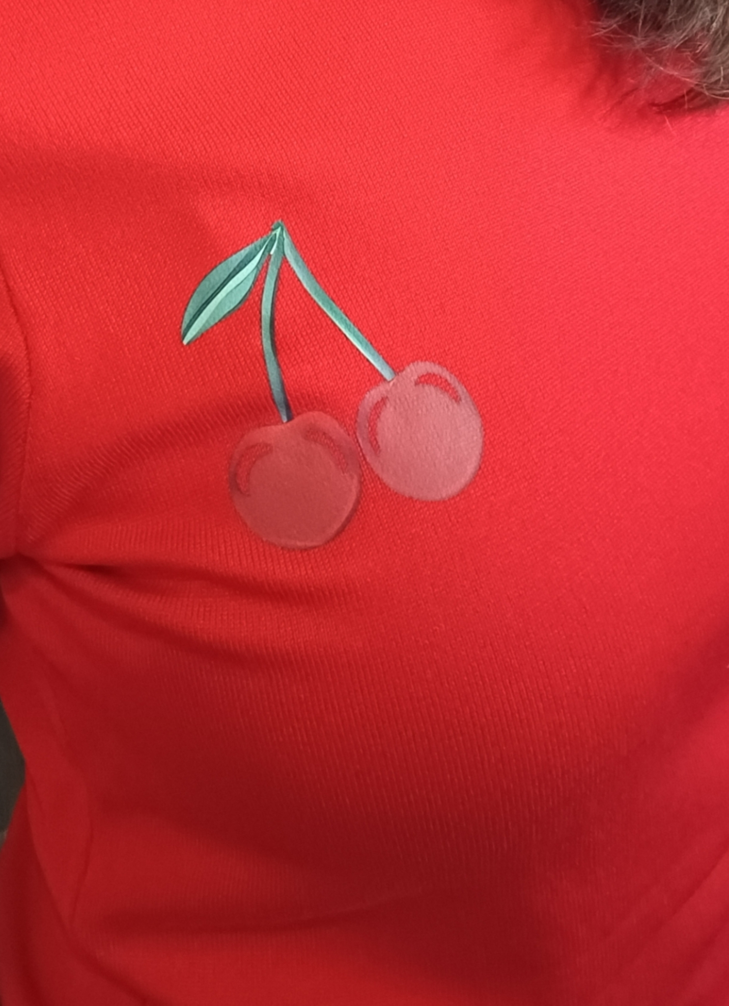 Wendy's Cherry top in rood