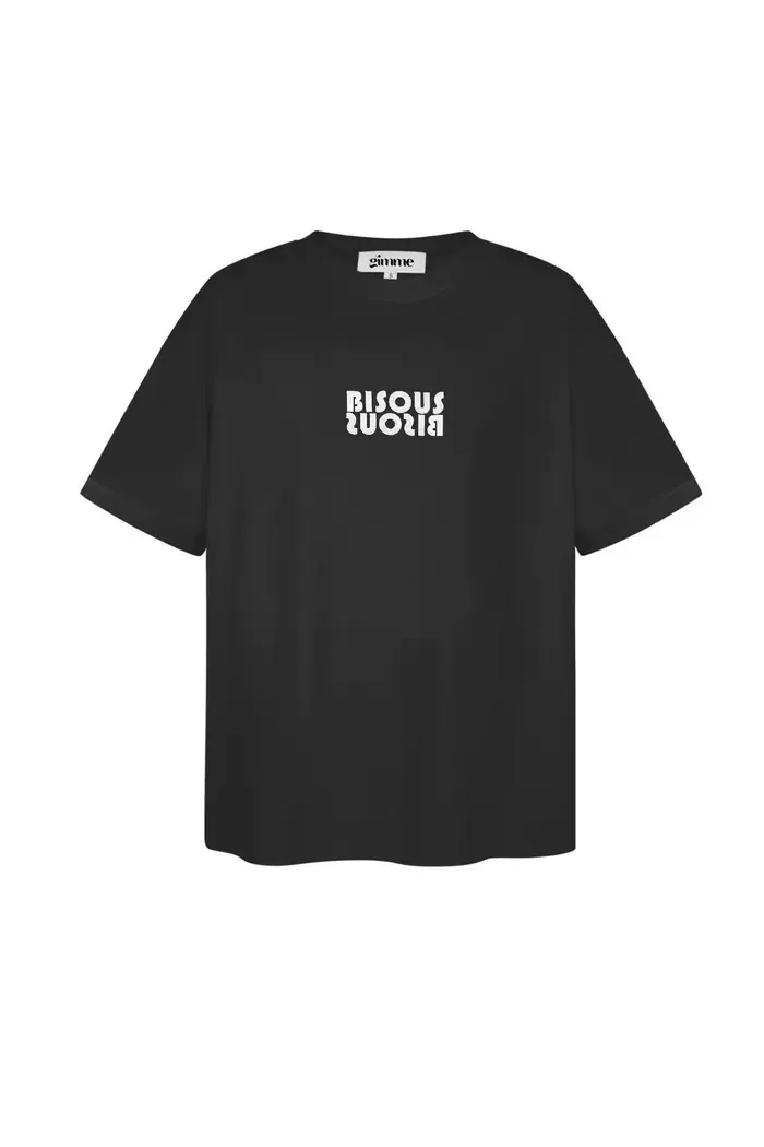 Gimme Bisous top zwart
