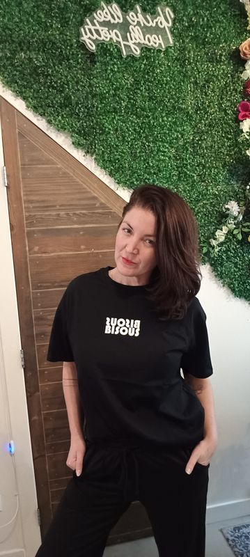 Gimme Bisous top zwart