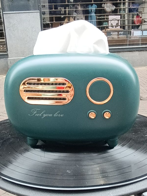 Retro Tissue box in 2 kleuren