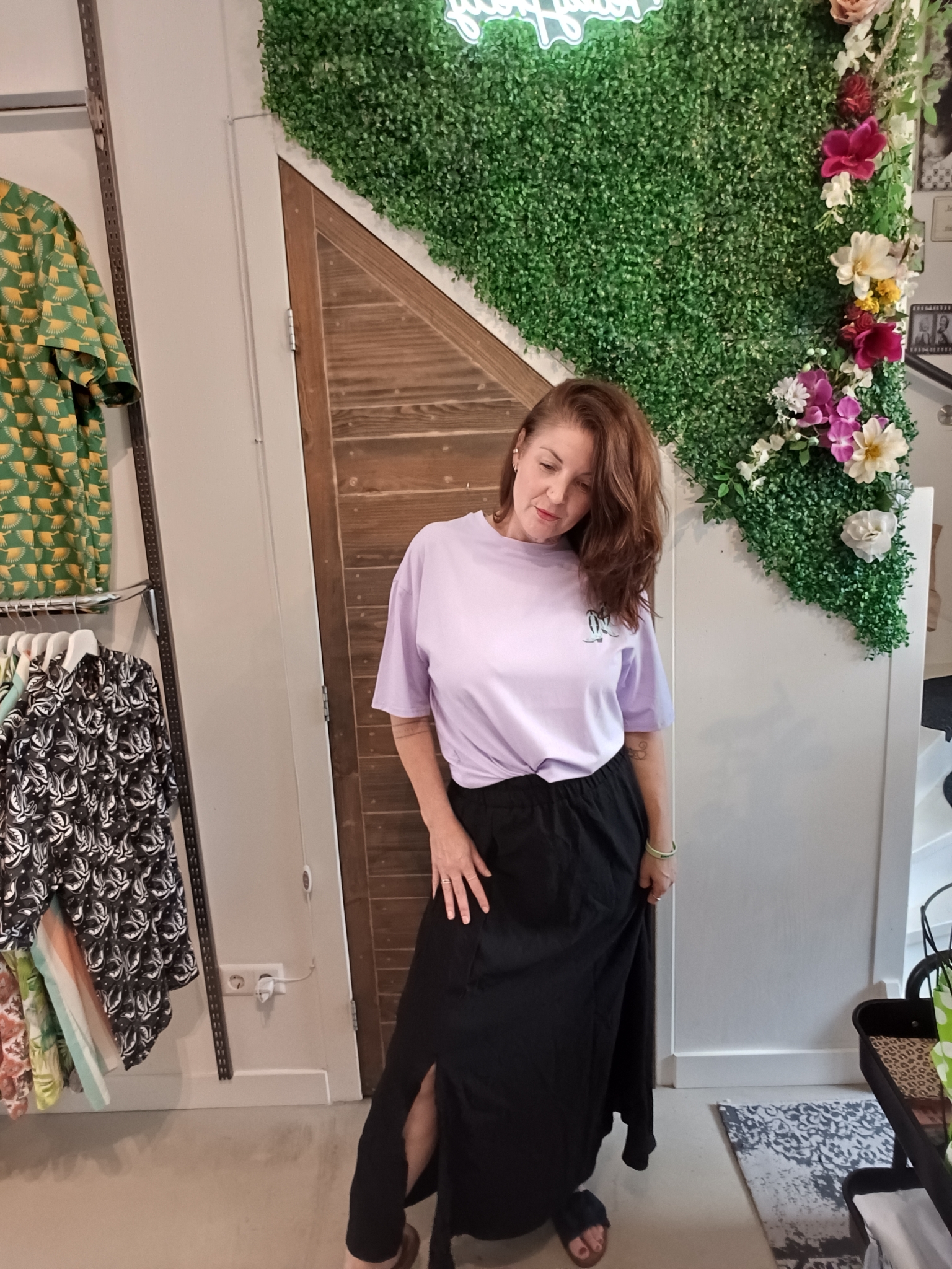 Wendy's Maxi rok zwart