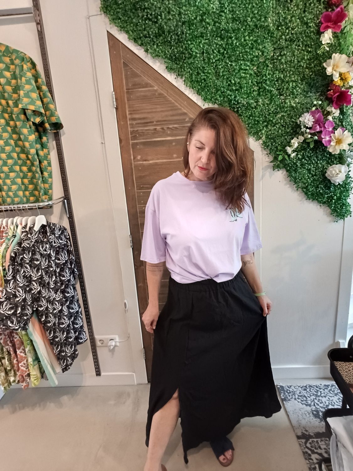 Wendy's Maxi rok zwart