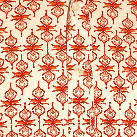 Chenaski Flower Blossom overhemd in rood