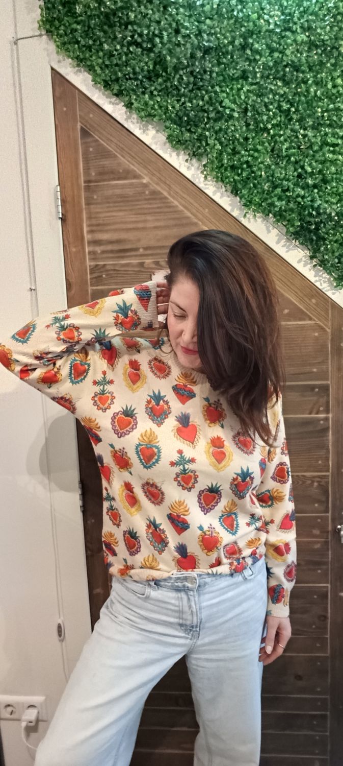 Wendy´s Heart on fire trui