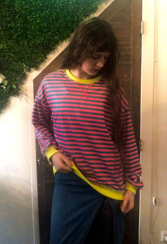 Wendy´s Stripe longsleeve in neon Wendy´s Stripe longsleeve in neon