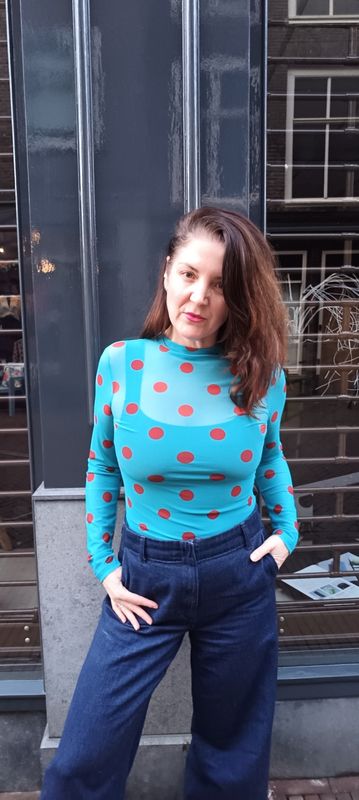 Wendy´s Polka dot mesh top Wendy´s Polka dot mesh top