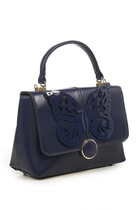 Banned Papilio tas in navy blauw