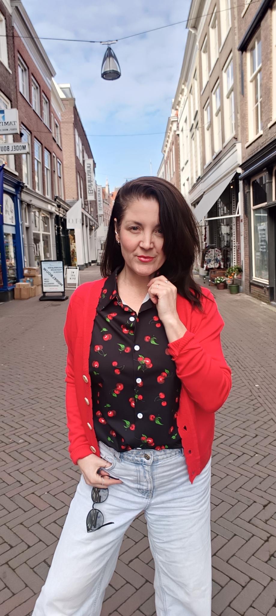 Wendy´s Cherry blouse