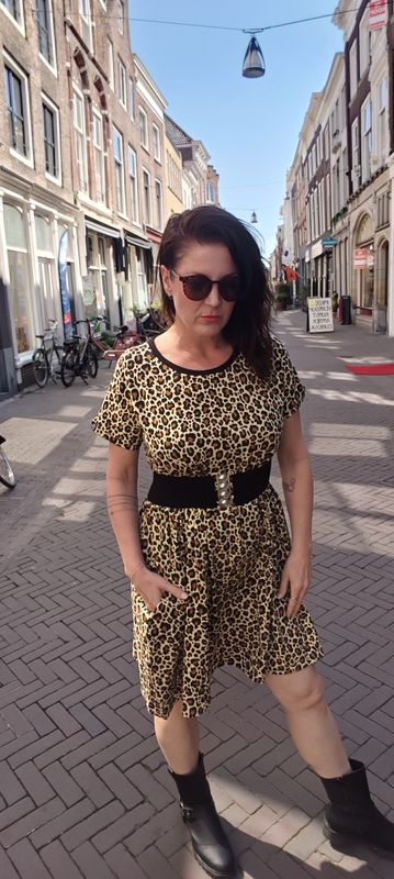 Rebel & Romance leopard jurk Rebel & Romance leopard jurk