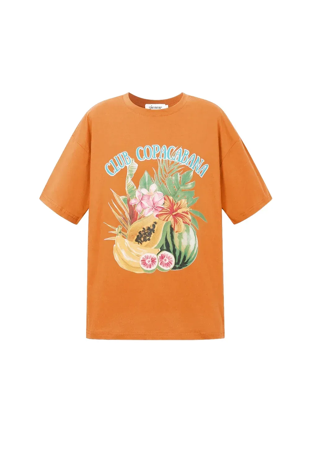 Gimme Club tropicana t-shirt oranje
