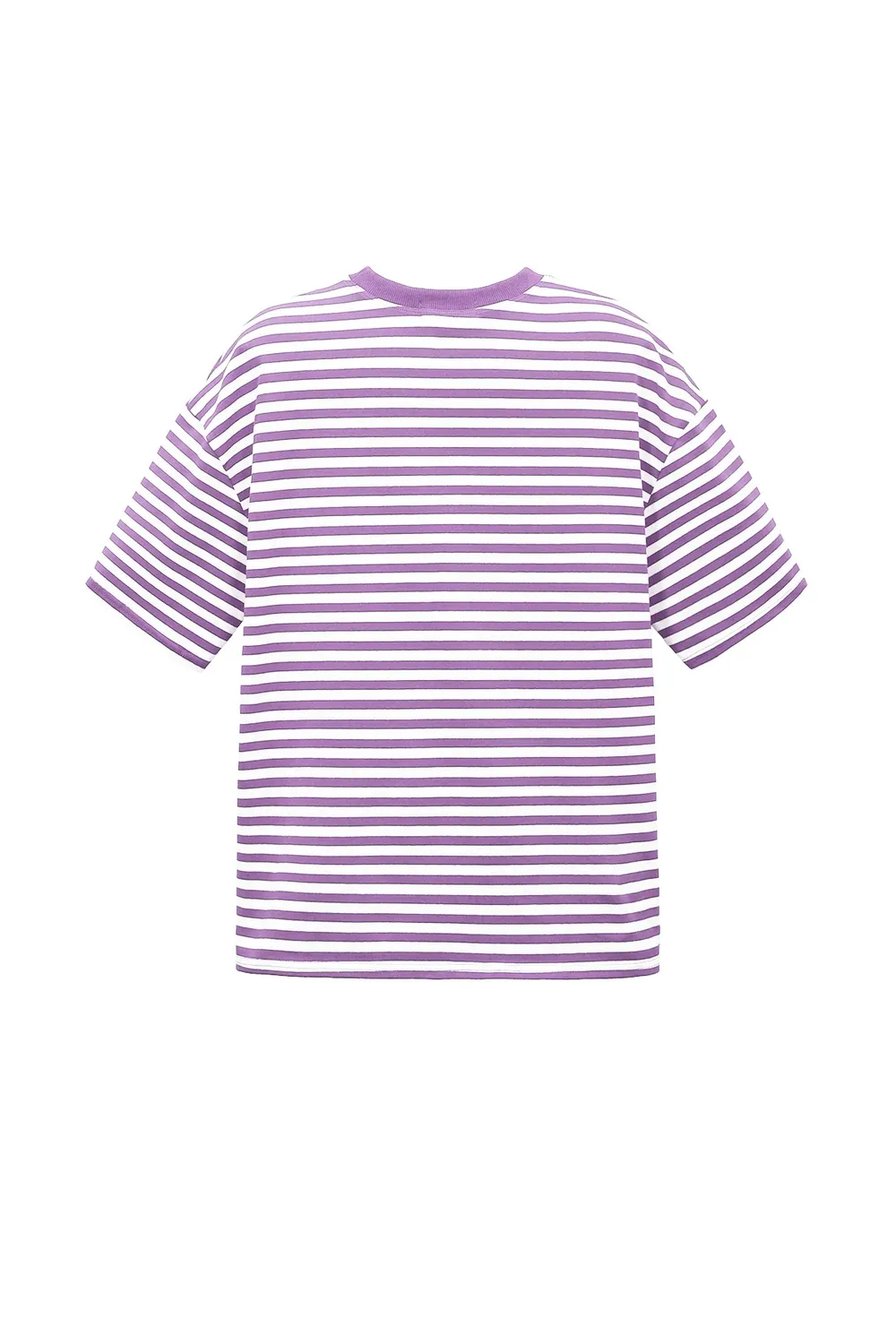 No Brnd Colorful stiped t-shirt in lila
