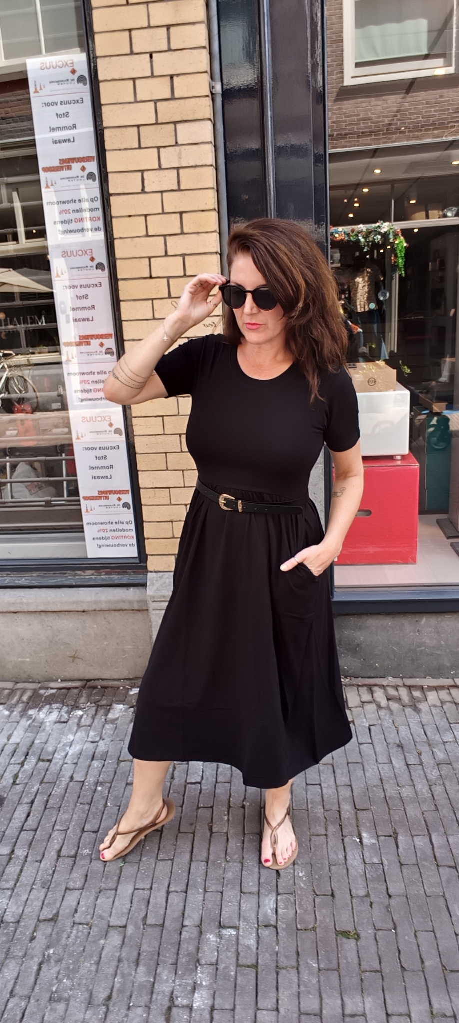 Rebel & Romance maxi jurk zwart