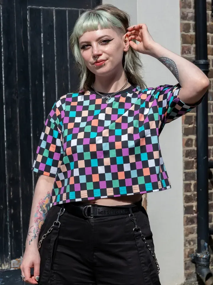 Rebel & Romance Checkerboard top