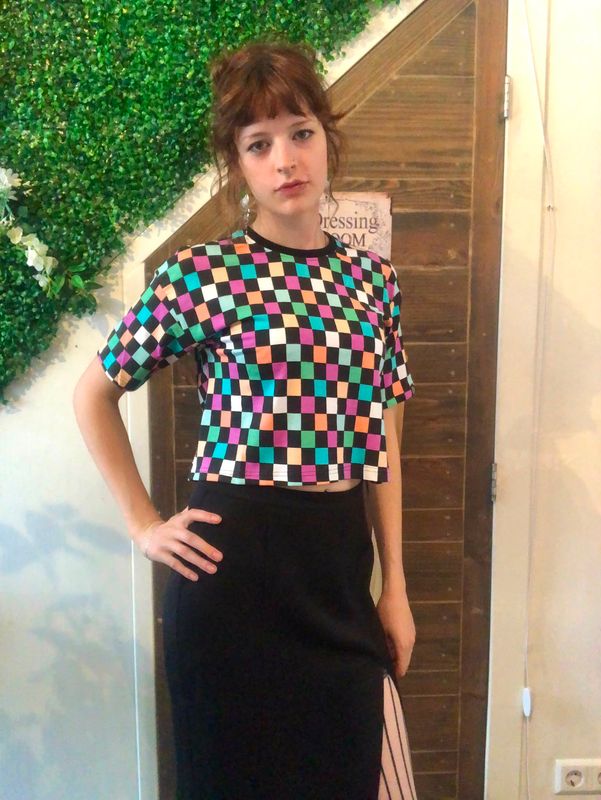 Rebel & Romance Checkerboard top Rebel & Romance Checkerboard top