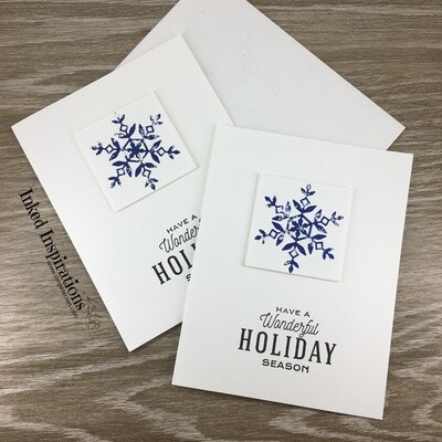 Have a Wonderful Holiday Season - Blue Snowflake Have a Wonderful Holiday Season - Blue Snowflake